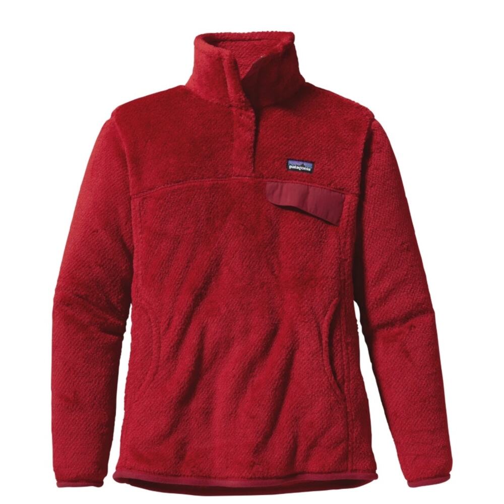 Patagonia Retool Red Snap Fleece Pullover Jacket S EUC